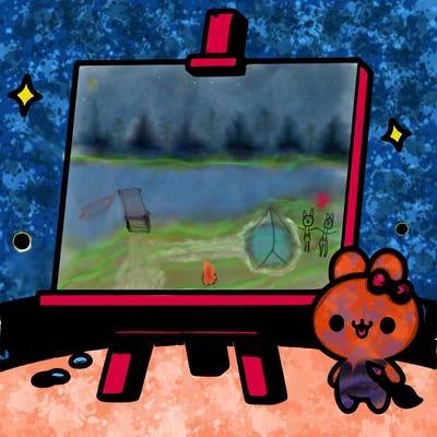 canvas that is ready to be painted on