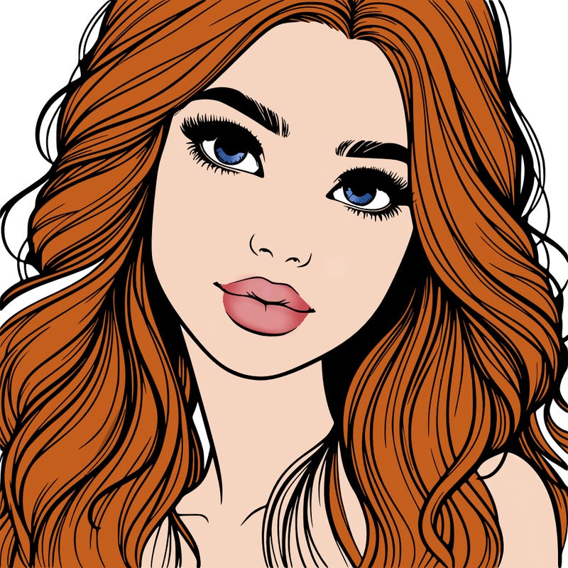 beautiful realistic girl