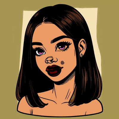 realistic black girl