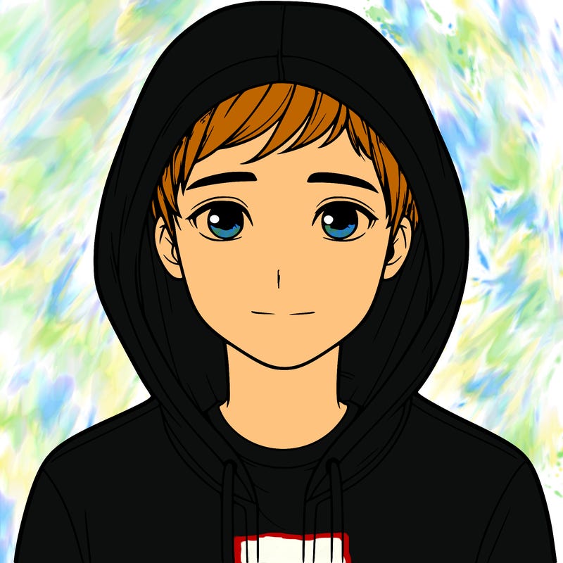realistic boy in a hoodie