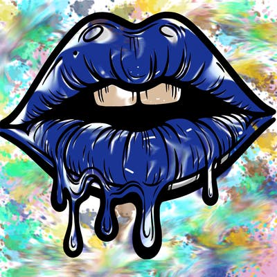 lips that look realistic and drip