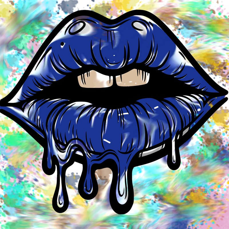 lips that look realistic and drip