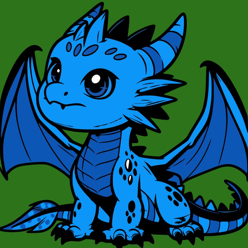 fierce baby night dragon