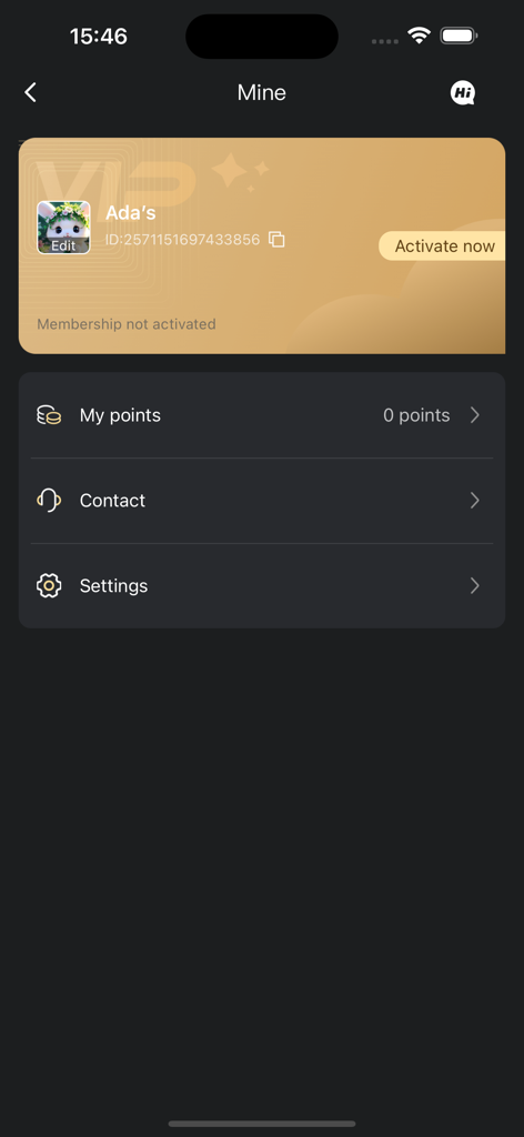 Suki - Suki AI app profile screen showing account settings and membership status