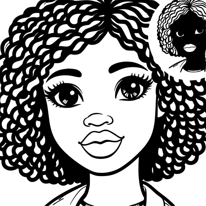 beautiful black girl