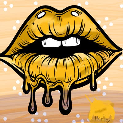 lips that look realistic and drip