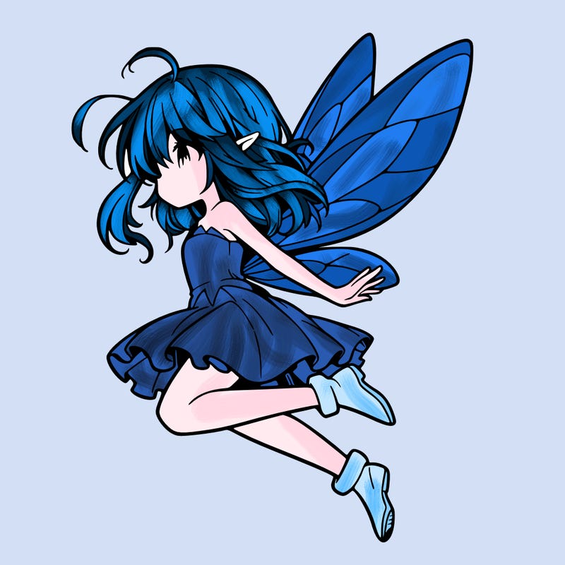 manga fairy flying