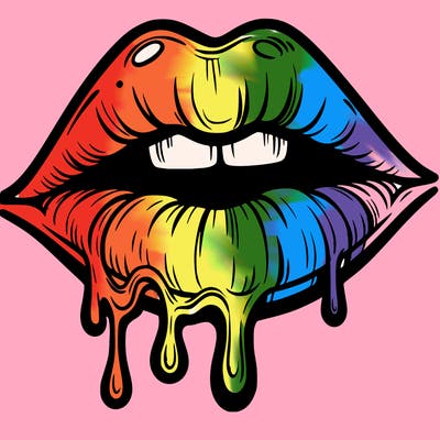 lips that look realistic and drip