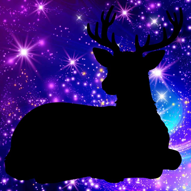 realistic deer with antlers