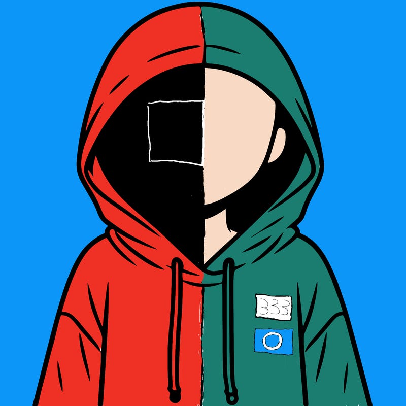 faceless girl in hoodie