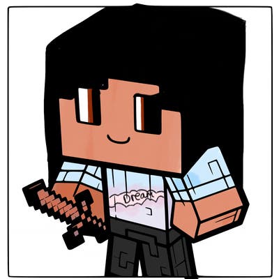 a minecraft player