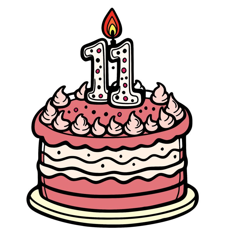 birthday cake for 11 year old girl