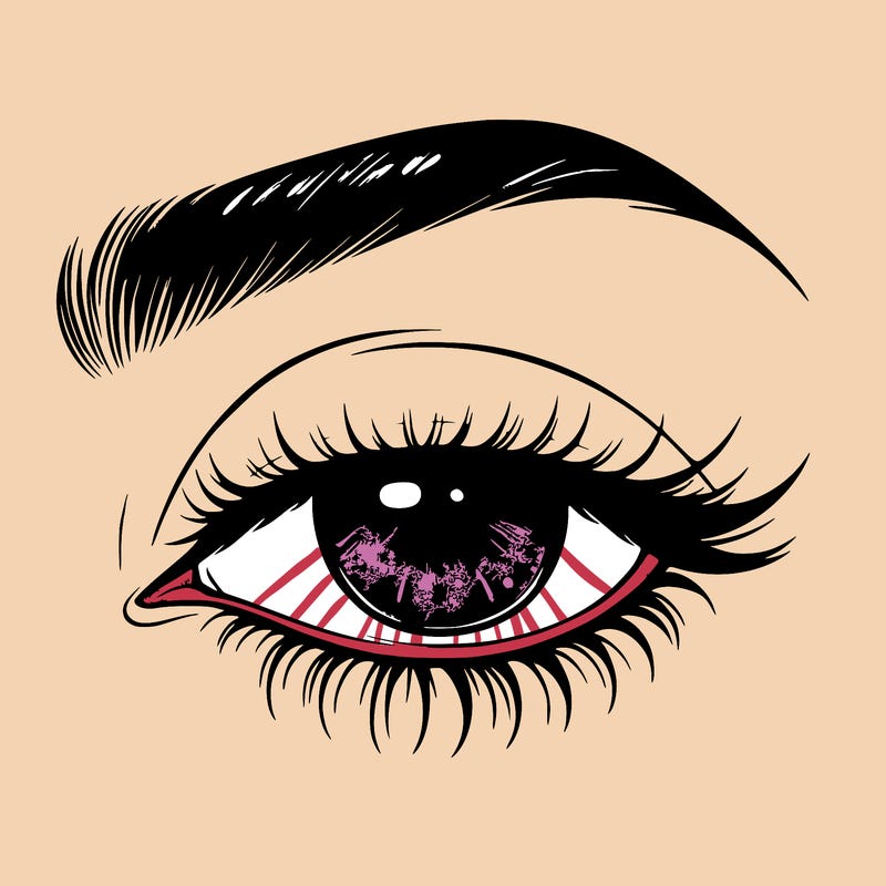 eye closed realistic