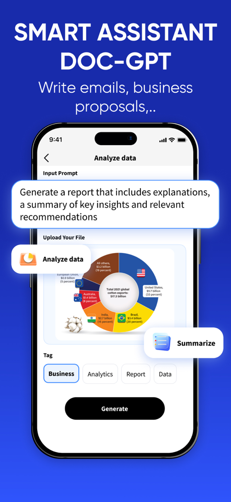 Smart Printer App - Air Print - Smart Printer App AI document assistant for data analysis and report generation