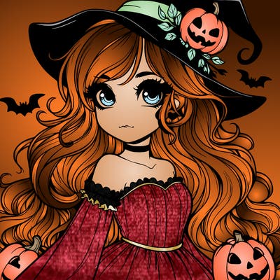 realistic girl halloween