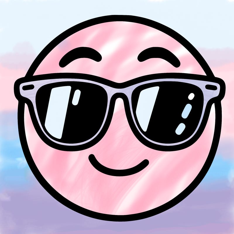 emoji with sunglasses
