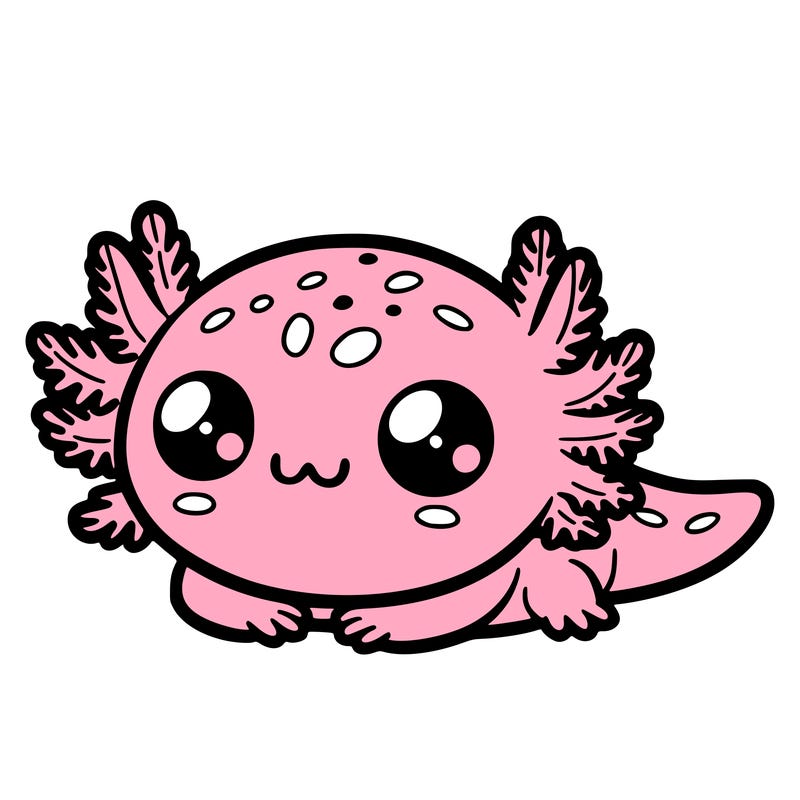 cute axolotl