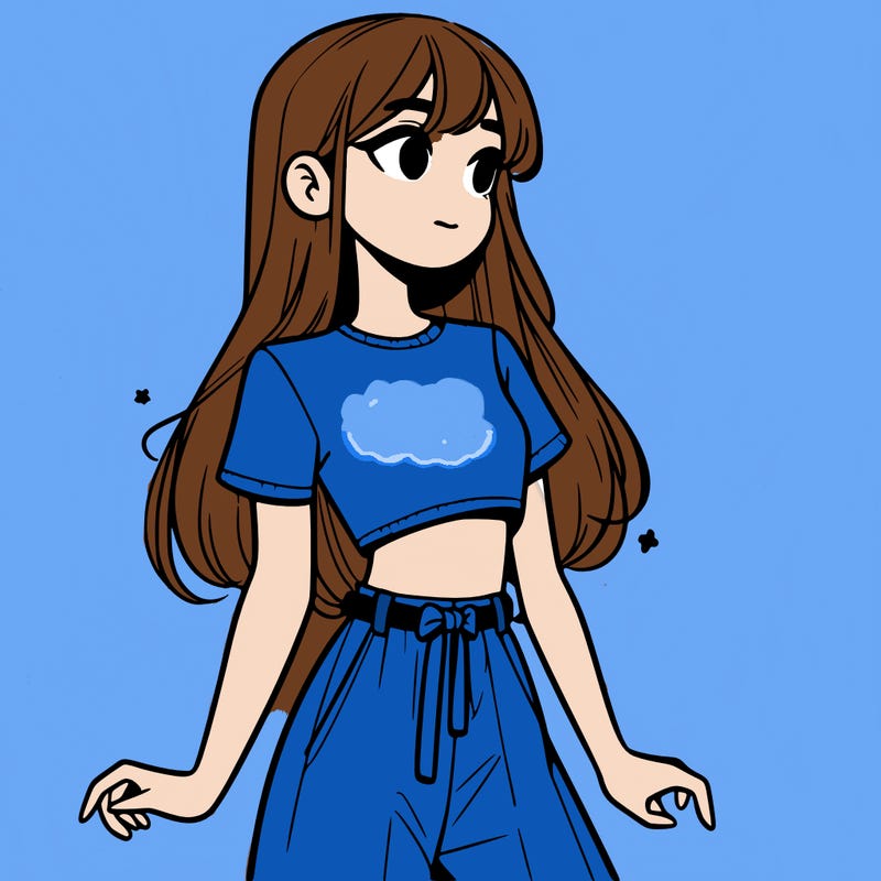 girl in a cute crop top