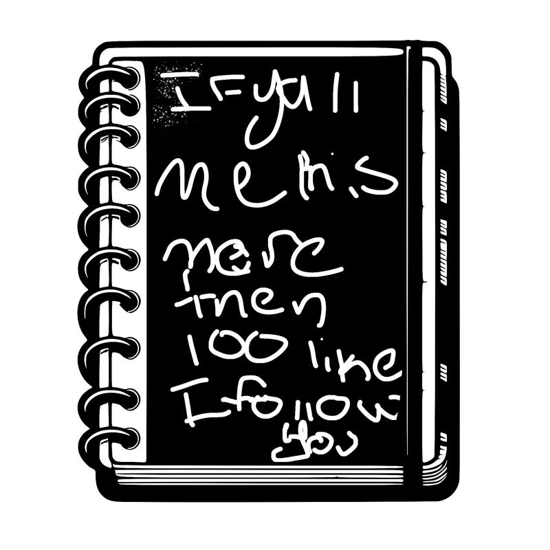 blank, realistic notebook