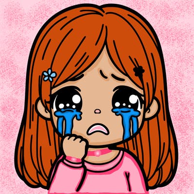 crying girl