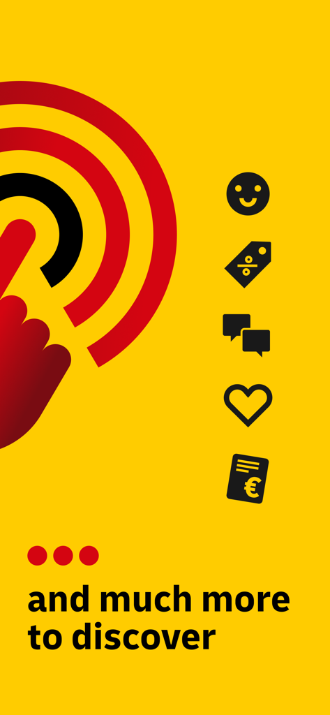 Smart Connect – Go Digital - チャット、従業員オファー、給与サービスなどのDHL Smart Connectアプリの機能を示すグラフィック。黄色い背景に表示。