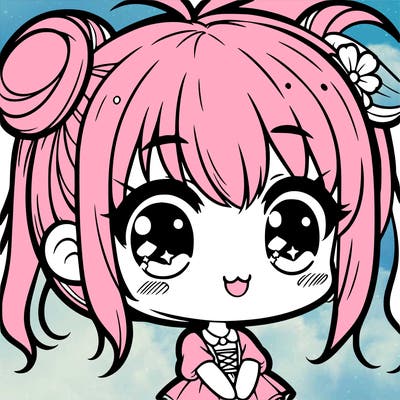 cute chibi girl
