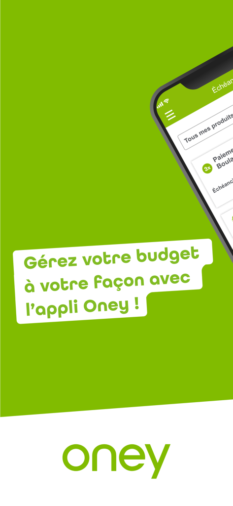 Oney France | Manage your budget and installment payments