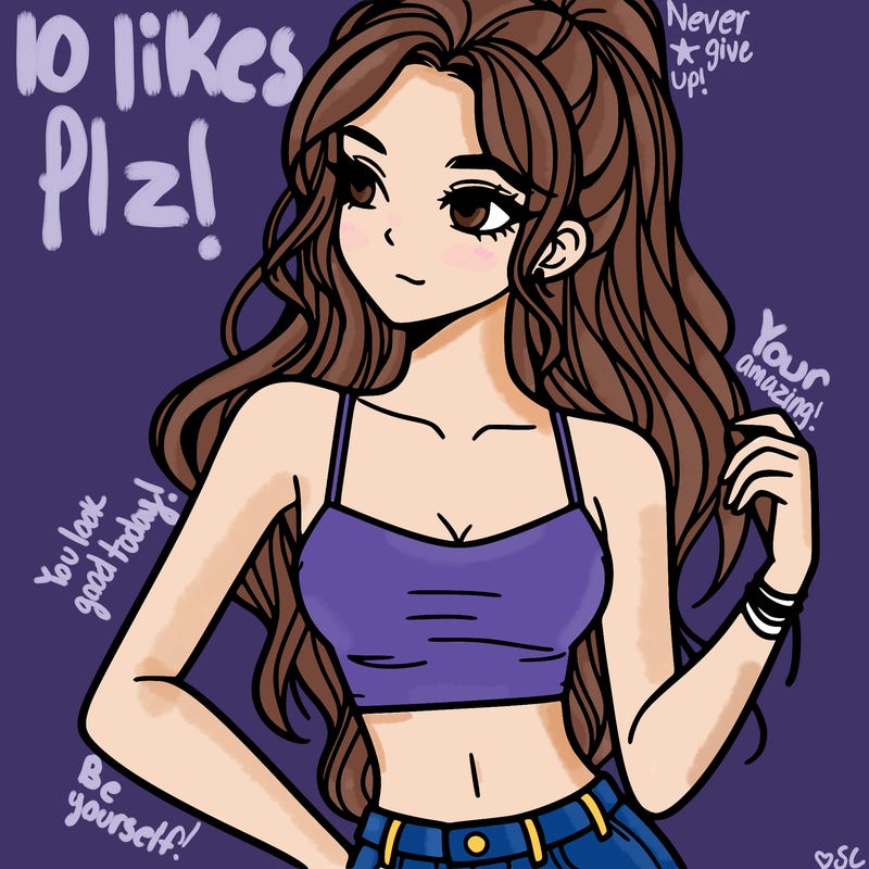 girl in crop top