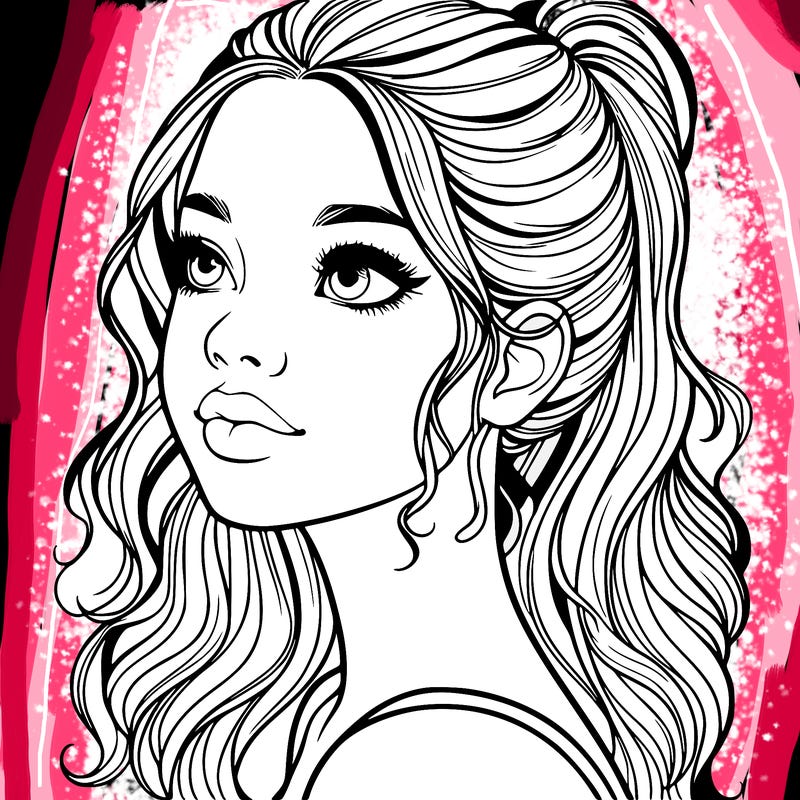 beautiful realistic girl