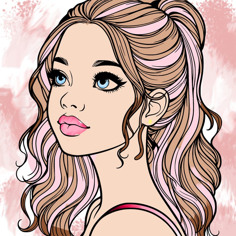 beautiful realistic girl