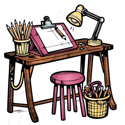 artist desk