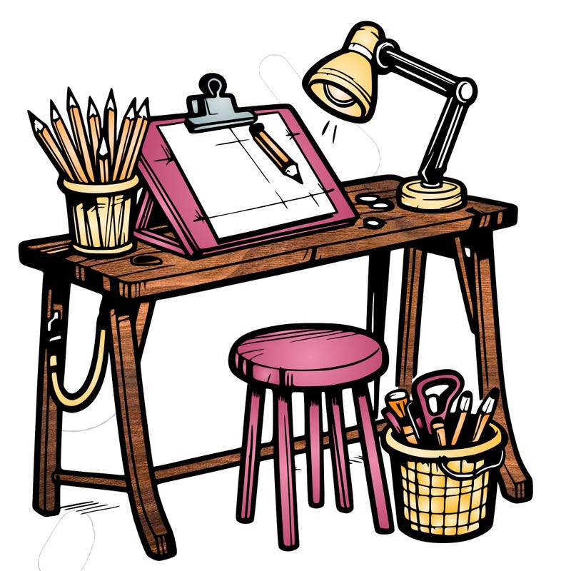 artist desk