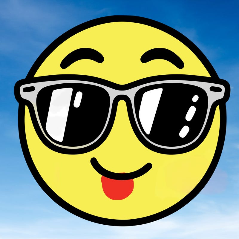 emoji with sunglasses