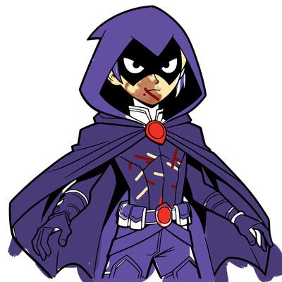 raven from teen titans