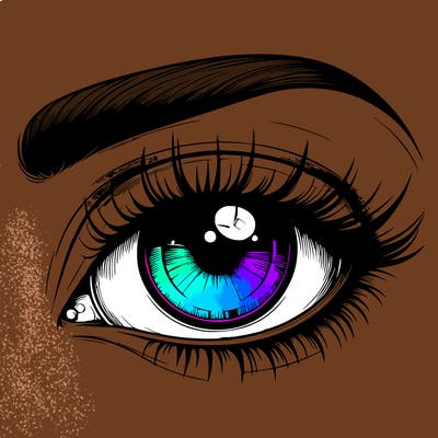 realistic eye