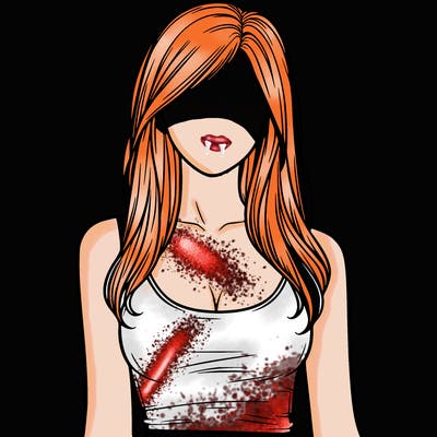 girl in tanktop realistic