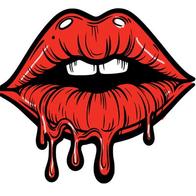 lips that look realistic and drip