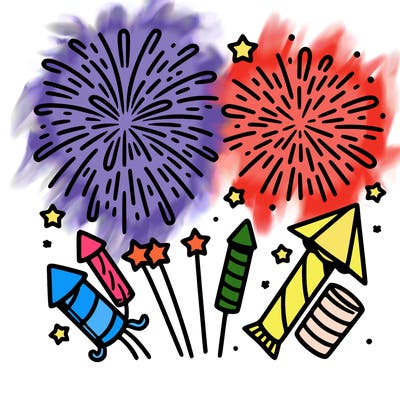 fireworks