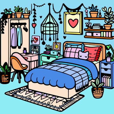 cute aesthetic bedroom