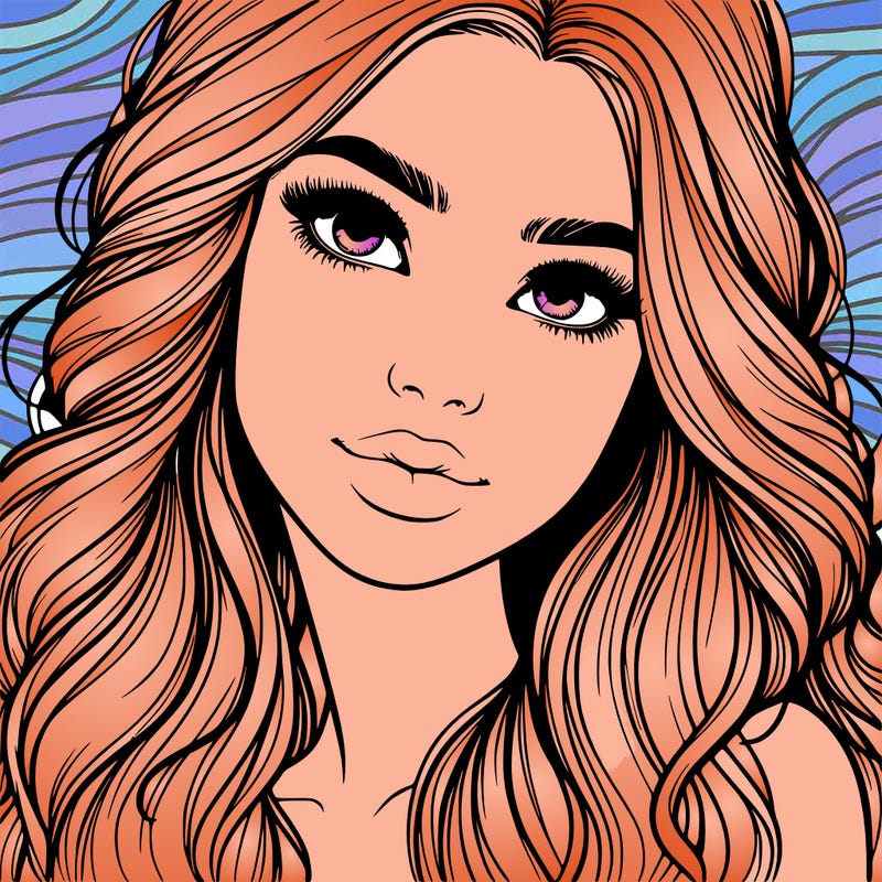 beautiful realistic girl