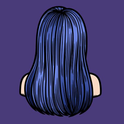 straight hair