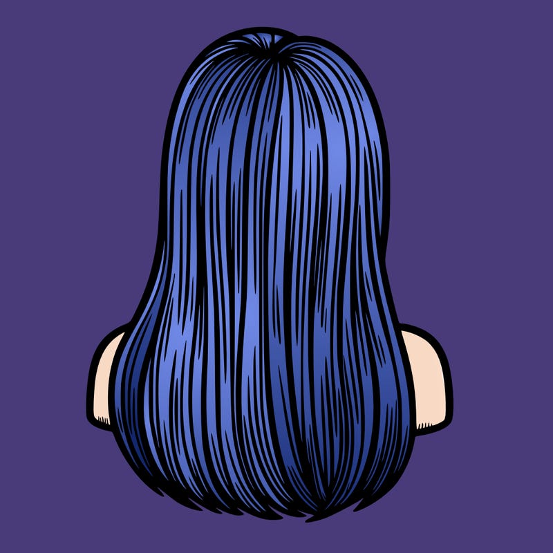 straight hair