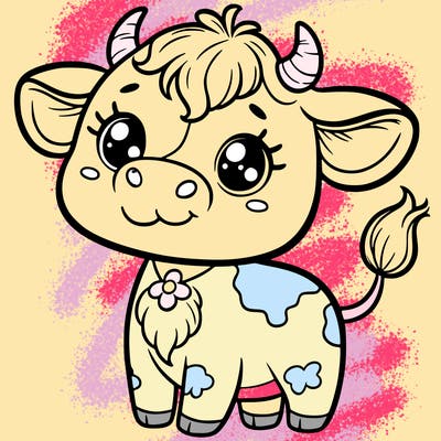 cute cow