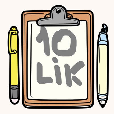 blank clip board with pen