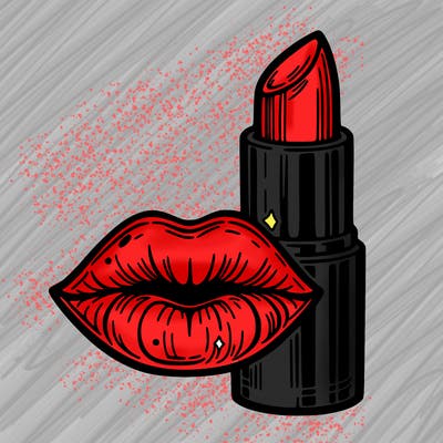 lips and lipstick