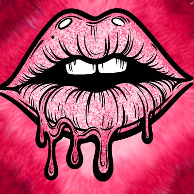 lips that look realistic and drip