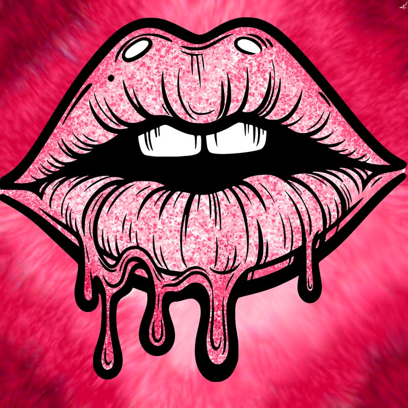 lips that look realistic and drip