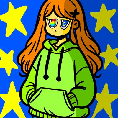 girl in sweatshirt