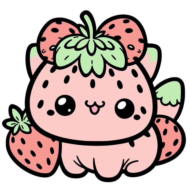 strawberry cat
