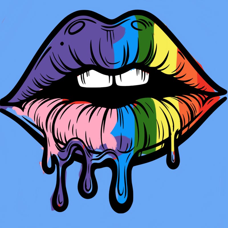 lips that look realistic and drip